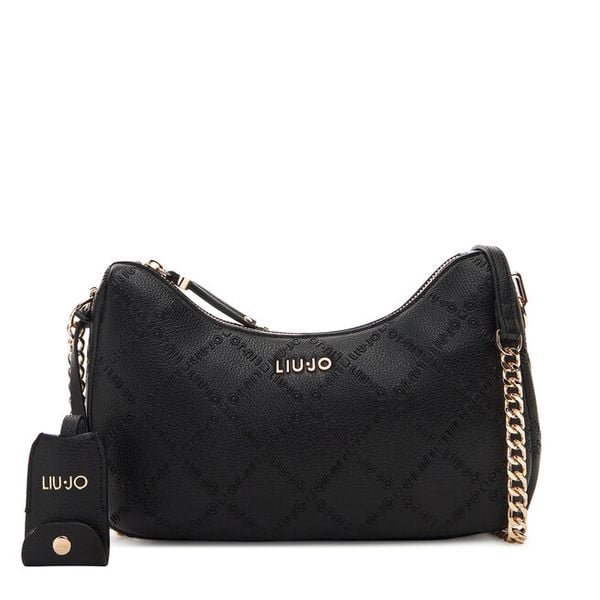 Torebka Liu Jo. Czarne torebki wieczorowe damskie Liu Jo, bez wzorów, bez dodatków. Za 339.99 zł.