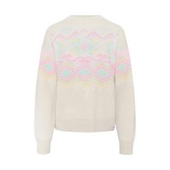 Sweter damski Kari Traa Rachel. Białe swetry klasyczne damskie Kari Traa, bez kołnierzyka. Za 505.50 zł.