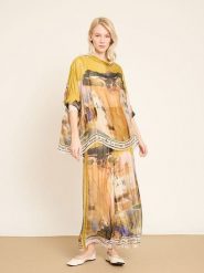 BGN Bluzka w kolorze żółtym rozmiar: 40. Żółte bluzki damskie BGN, bez wzorów, bez kołnierzyka, bez ramiączek. Za 217.99 zł.