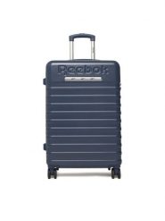 Reebok Walizka średnia CWBEO-RBK-MS-003-M Granatowy. Niebieskie walizki Reebok, bez wzorów, z tworzywa sztucznego, średnie. Za 319.99 zł.