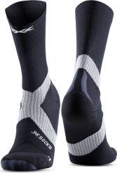 Skarpety rowerowe X-Socks Bike Expert Crew - black/charcoal. Czarne skarpetki damskie X Socks, bez wzorów, z materiału. Za 131.99 zł.