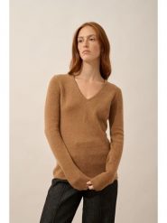 Just Cashmere Kaszmirowy sweter "Abby" w kolorze jasnobrązowym rozmiar: M. Brązowe swetry klasyczne damskie Just Cashmere, m, z kaszmiru, bez kołnierzyka. Za 456.99 zł.