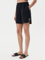 Liu Jo Szorty materiałowe TA5227 J4869 Czarny Relaxed Fit. Czarne szorty damskie Liu Jo, bez wzorów, z materiału. Za 299.99 zł.