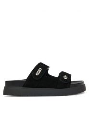 Liu Jo Klapki Penny 902 4A5709 PX002 Czarny. Czarne klapki damskie Liu Jo, bez wzorów, ze skóry, bez obcasa, bez zapięcia. Za 389.99 zł.