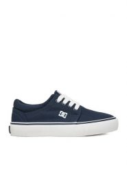 DC Shoes Tenisówki CEOWB-LEA-ZL-DC001-CH Granatowy. Niebieskie buty sportowe chłopięce DC Shoes, z materiału, bez zapięcia. Za 109.99 zł.