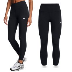 Legginsy termoaktywne damskie Under Armour Motion Ankle szybkoschnące. Czarne legginsy damskie Under Armour, s, bez wzorów. Za 219.99 zł.