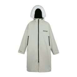 Wodoodporny Szlafrok Unisex Dla Dorosłych. Brązowe szlafroki damskie Regatta, bez wzorów, z materiału, z kapturem. Za 685.99 zł.