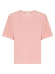 MOSS COPENHAGEN Koszulka "Jacey" w kolorze jasnoróżowym rozmiar: XS/S. Różowe bluzki damskie Moss Copenhagen, s, bez wzorów, bez kołnierzyka, bez ramiączek. Za 109.52 zł.