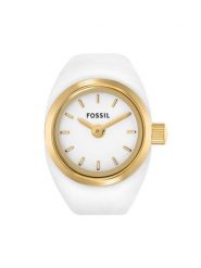 Fossil Zegarek Watch Ring ES5412 Biały. Białe, analogowe zegarki damskie Fossil. Za 579.99 zł.
