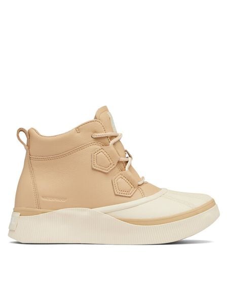 Sorel Trzewiki Out N About™ Iv Classic Wp 2088161209 Brązowy. Brązowe botki damskie Sorel, ze skóry, bez obcasa, na płaskiej podeszwie, bez zapięcia. Za 339.99 zł.