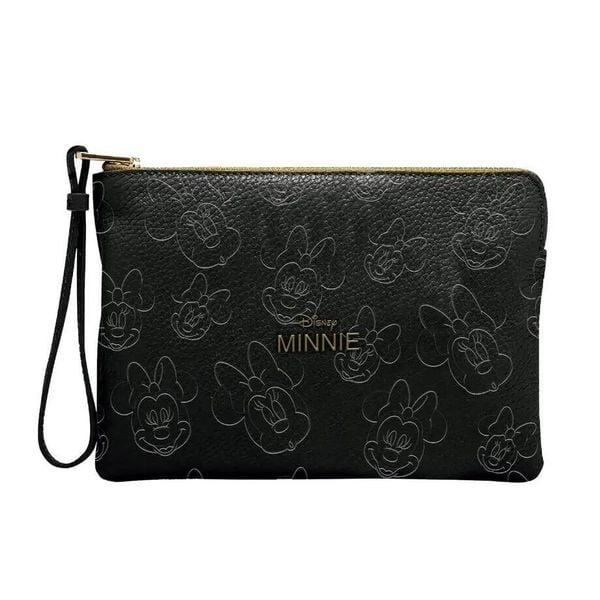 Podróżna torba toaletowa Cerda Disney Minnie. Czarne torby podróżne CERDA, bez wzorów, z materiału. Za 65.95 zł.