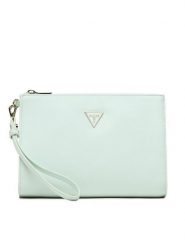 Guess Kosmetyczka Not Coordinated Accessories PW1550 P3119 Zielony. Zielone kosmetyczki damskie Guess, ze skóry, bez dodatków. Za 209.99 zł.