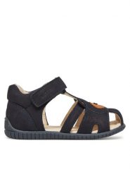 Lasocki Kids Sandały GORKY CI12-GORKY-03(II)CH Granatowy. Niebieskie sandały chłopięce Lasocki Kids, z nubiku, bez zapięcia. Za 119.99 zł.