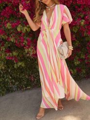 LA Angels Sukienka w kolorze różowo-beżowym rozmiar: S. Brązowe sukienki damskie LA Angels, bez wzorów, bez ramiączek. Za 152.98 zł.