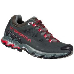 Buty do chodzenia damskie La Sportiva Ultra Raptor Ii Gtx. Fioletowe obuwie trekkingowe damskie La Sportiva, z jeansu, bez zapięcia. Za 981.80 zł.
