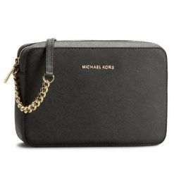 Torebka MICHAEL Michael Kors. Czarne listonoszki damskie MICHAEL Michael Kors, bez wzorów, bez dodatków. Za 559.99 zł.