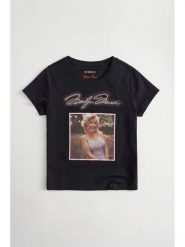 Guess T-Shirt 182690 Czarny Classic Fit. Czarne t-shirty damskie Guess, s, z aplikacjami, z bawełny, bez kołnierzyka. Za 234.99 zł.