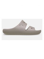 Crocs Klapki w kolorze szarobrązowym rozmiar: 38/39. Brązowe klapki damskie Crocs, bez wzorów, z otwartym noskiem, bez obcasa, bez zapięcia. Za 113.90 zł.