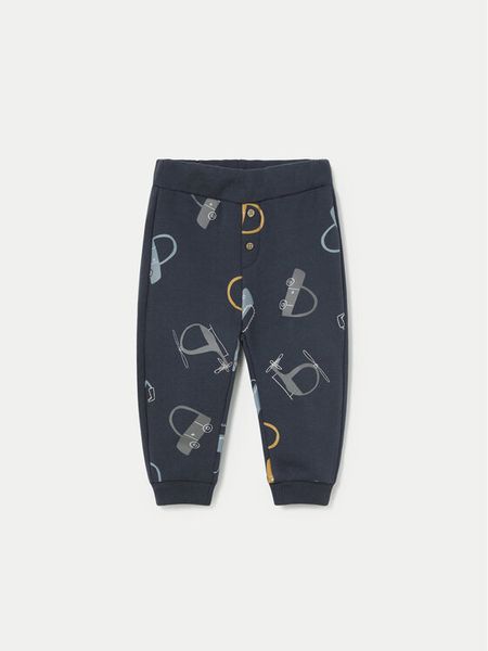 Mayoral Spodnie dresowe 2541 Granatowy Regular Fit. Niebieskie spodnie dresowe chłopięce Mayoral, z bawełny. Za 59.99 zł.