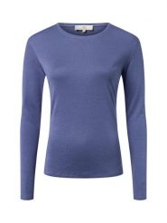 IPURI Damska koszulka z długim rękawem Kobiety Bawełna niebieski jednolity, M. Niebieskie koszulki damskie IPURI, m, bez wzorów, z bawełny, bez kołnierzyka, bez ramiączek. Za 149.95 zł.