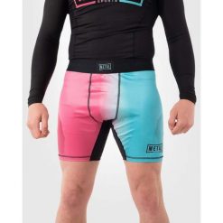 Szorty kompresyjne Metal Boxe Miami Vice. Czerwone spodenki sportowe damskie METAL BOXE, xl, bez wzorów, z materiału, na fitness i siłownię. Za 182.00 zł.
