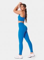 Carpatree Legginsy sportowe "Eris" w kolorze niebieskim rozmiar: XL. Niebieskie legginsy damskie Carpatree, xl, bez wzorów. Za 132.36 zł.