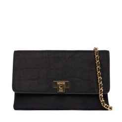 Torebka Elisabetta Franchi. Czarne torebki wieczorowe damskie Elisabetta Franchi, bez wzorów, bez dodatków. Za 1,239.99 zł.