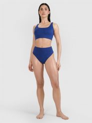 4F Dół od bikini damski - granatowy L. Niebieskie bikini 4F, bez wzorów, z elastanu. W wyprzedaży za 39.99 zł.