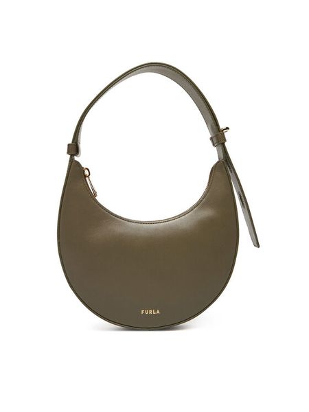Furla Torebka Delizia Mini WE00649 AX0733 CN 2810S Zielony. Zielone torebki klasyczne damskie Furla, ze skóry, bez dodatków. Za 699.99 zł.