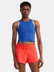 Craft Top sportowy "ADV Hit" w kolorze niebieskim rozmiar: XL. Niebieskie koszulki sportowe damskie Craft, s, bez wzorów, z materiału, bez ramiączek, outdoorowe. Za 104.99 zł.