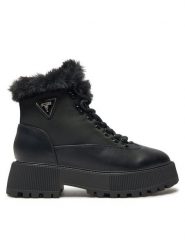 Guess Trapery Rezim FLFREZ ELE10 Czarny. Czarne trapery damskie Guess, ze skóry, bez zapięcia. Za 439.99 zł.