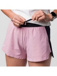 Salewa Szorty funkcyjne w kolorze jasnoróżowo-czarnym rozmiar: 40. Czarne spodenki sportowe damskie Salewa, bez wzorów, z materiału, z podwyższonym stanem, outdoorowe. Za 162.49 zł.