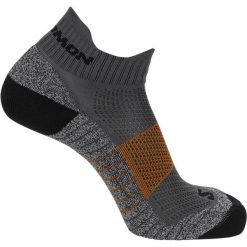 Skarpety Salomon Unisex Aero Ankle Dx+sx 1 pary Ebony/Scarlet Ibis/Czarny Szary. Czarne skarpetki damskie Salomon, bez wzorów, z elastanu. Za 131.99 zł.