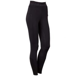 Damskie legginsy jeździeckie z pełną przyczepnością Harry's Horse Equitights Den. Czarne legginsy damskie HARRYS HORSE, s, bez wzorów. Za 333.00 zł.