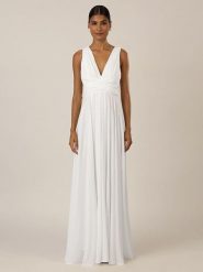 APART Sukienka w kolorze białym rozmiar: 40. Białe sukienki damskie Apart, bez wzorów, bez ramiączek. Za 187.99 zł.