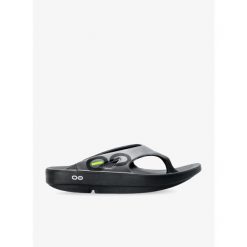 Japonki regeneracyjne Oofos Ooriginal Sport Sandal. Szare klapki damskie oofos, bez wzorów, bez obcasa, bez zapięcia. Za 282.99 zł.