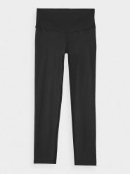 4F Legginsy sportowe w kolorze czarnym rozmiar: M. Czarne legginsy damskie 4F, m, bez wzorów, z materiału. Za 52.67 zł.