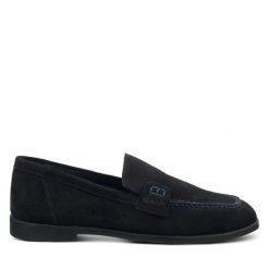 Mokasyny Gant. Niebieskie mokasyny damskie Gant, bez obcasa. Za 429.99 zł.