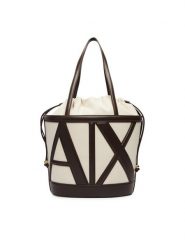 Armani Exchange Torebka XW002607 AF22635 M6262 Beżowy. Brązowe torebki klasyczne damskie Armani Exchange, z materiału, bez dodatków. Za 759.99 zł.