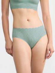 Sloggi Figi klasyczne Zero Feel Bliss 10219689 Zielony. Zielone figi Sloggi, bez wzorów, z syntetyku. Za 49.00 zł.