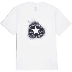 Koszulka Converse Spray Paint Tee, Dla obu płci. Białe koszulki damskie Converse, xl, bez wzorów, z bawełny, bez kołnierzyka, bez ramiączek. Za 290.00 zł.