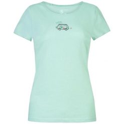 Koszulka damska Rafiki Jay. Zielone bluzki damskie RAFIKI, bez wzorów, sportowe, bez kołnierzyka, bez ramiączek. Za 218.30 zł.