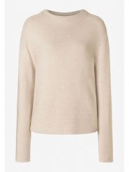 More & More Sweter w kolorze beżowym rozmiar: 44. Brązowe swetry klasyczne damskie More & More, bez kołnierzyka. Za 159.95 zł.