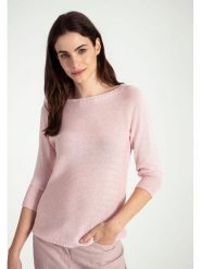 More & More Sweter w kolorze jasnoróżowym rozmiar: 40. Różowe swetry klasyczne damskie More & More, ze splotem, bez kołnierzyka. Za 114.17 zł.