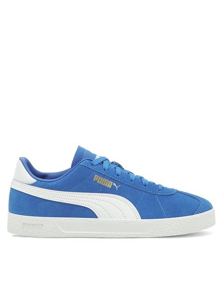 Puma Sneakersy Club 381111 28 Niebieski. Niebieskie obuwie sportowe damskie Puma, ze skóry, bez zapięcia. Za 199.99 zł.
