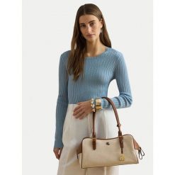 Torebka LAUREN RALPH LAUREN. Brązowe torebki klasyczne damskie Lauren Ralph Lauren, bez dodatków. Za 1,698.99 zł.