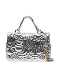 Steve Madden Torebka Bnotable SM13001564 Srebrny. Szare torebki wieczorowe damskie Steve Madden, bez wzorów, ze skóry, bez dodatków. Za 359.99 zł.