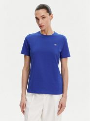 Tommy Hilfiger T-Shirt WW0WW45522 Niebieski Regular Fit. Niebieskie t-shirty damskie Tommy Hilfiger, xxs, bez wzorów, z bawełny, bez kołnierzyka. Za 109.99 zł.