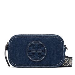 Torebka Tory Burch. Niebieskie listonoszki damskie Tory Burch, bez wzorów, bez dodatków. Za 1,489.00 zł.