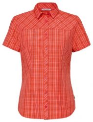 Koszula-bluzka damska Tacun Shirt II. Czerwone koszule damskie Vaude, na lato, bez wzorów, z materiału, bez kołnierzyka, bez ramiączek. Za 239.00 zł.